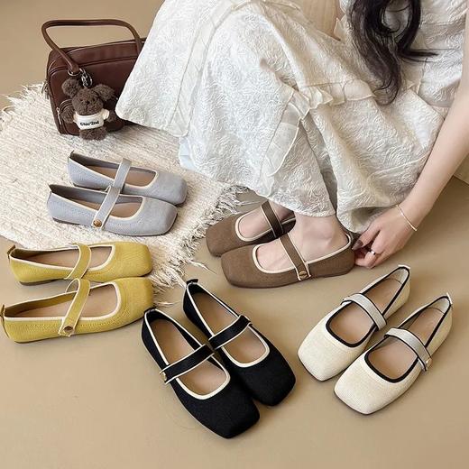 鞋界天花板🩰【XUXI叙希-法式软糯飞织王妃鞋】 试过的人🤩都说：穿它只有零次和无数次的区别 ✔️宽脚肉脚都能一穿拯救❗舒适度一骑绝尘清爽提气质 商品图4