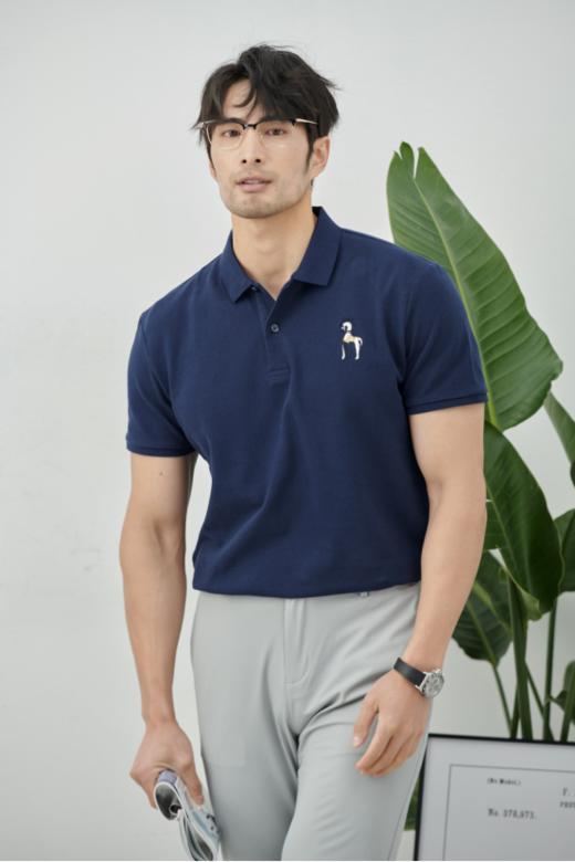 👏【柏奥玛夏季全棉POLO款门店线下专柜形象绣花同款6615款】🌸 早就听说过这个品牌，🔥是以高级精致出名的 买了才知道polo衫也做的如此有质感👍 商品图2