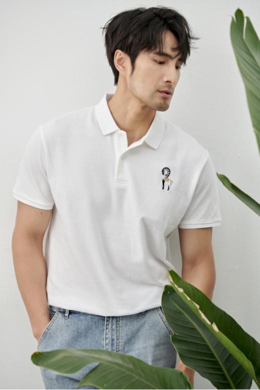 👏【柏奥玛夏季全棉POLO款门店线下专柜形象绣花同款6615款】🌸 早就听说过这个品牌，🔥是以高级精致出名的 买了才知道polo衫也做的如此有质感👍 商品图0