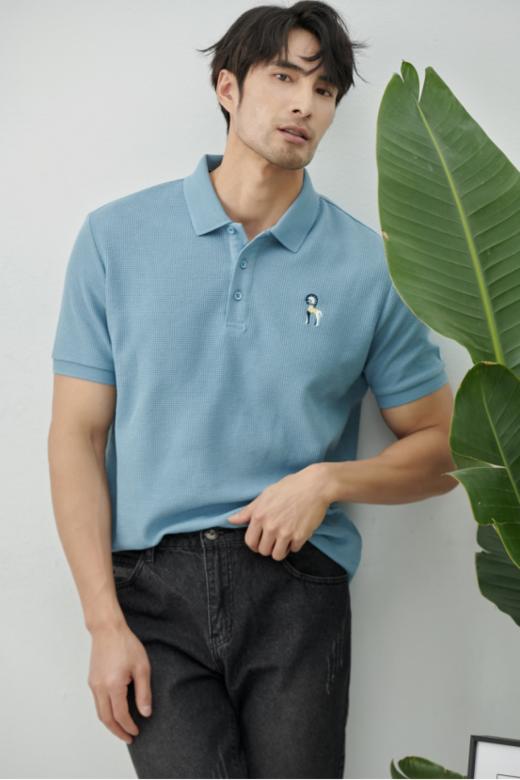 👏【柏奥玛夏季全棉POLO款门店线下专柜形象绣花同款6615款】🌸 早就听说过这个品牌，🔥是以高级精致出名的 买了才知道polo衫也做的如此有质感👍 商品图1
