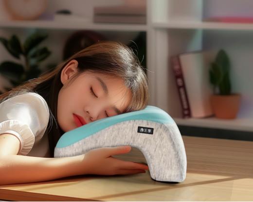 🌼49起到手❗遮光、遮睡相✔安心睡【王享 午休记忆棉趴趴枕】👏不露脸入睡不再手麻 🔥趴睡、侧睡、仰睡都能用！趴着桌子睡觉神器 趴趴枕，🔥YYDS 商品图2