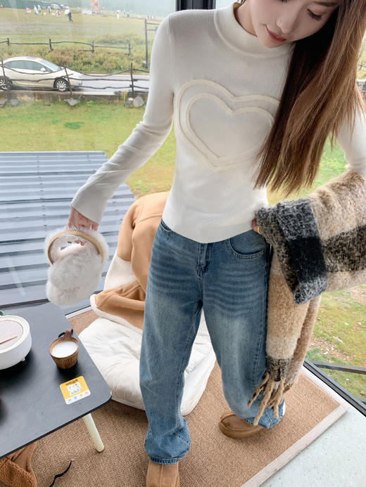 <曾小咸推荐>2.9现货秒杀 ！微信超特价！半高领修身针织衫 日常149.99 立减70 秒杀79.99！！ 商品图9