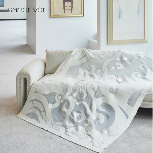 纯手工擀毡羊绒剪花围巾SJS96P710N 商品图0