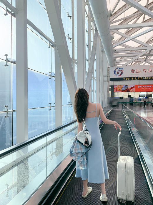 【169元任选2件】最后一波现货！蓝色吊带裙 蓝色格子衬衫 商品图8