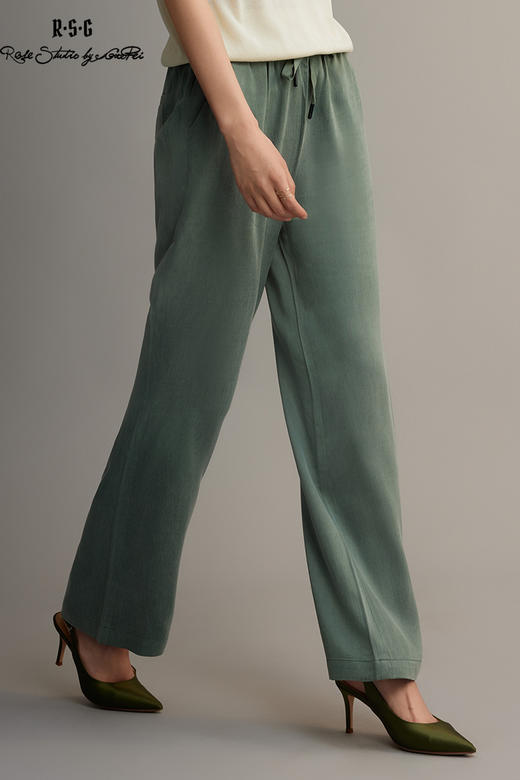 R.S.G精品系列夏季薄款宽松垂感显瘦直筒阔腿裤 商品图5