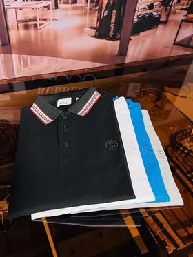 原单正品Burberry 纯色POLO短袖 
客供辅料 韩资工厂代工出 经典款细节实拍 上身好看 男女同款
黑色 白色 蓝色 灰色 
S M L XL XXL