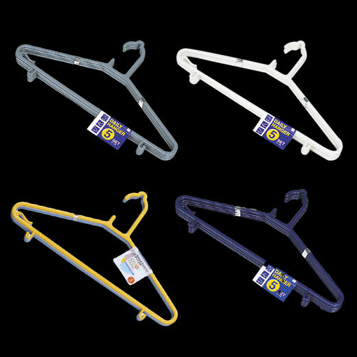 日本进口小久保工业所日用衣架10个藏青色 商品图3