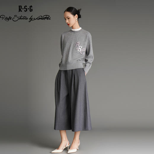 RSG郭培成衣品牌西裤款式松紧腰气质裙裤 商品图1