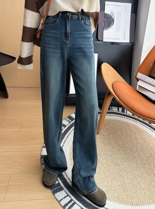 灵魂大长腿土耳其窄腿显瘦霸王牛仔裤天然岩洗 商品图0