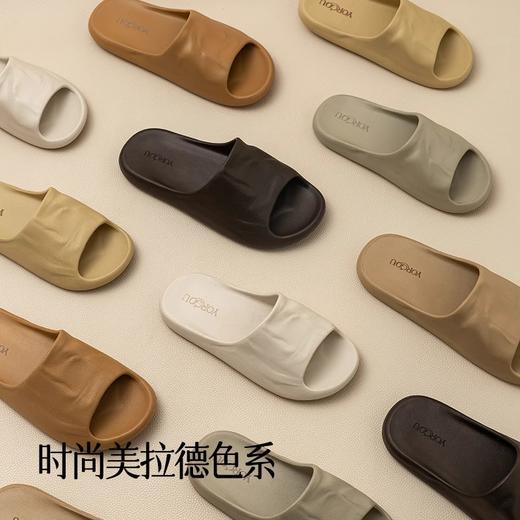 夏季家居防滑防臭拖鞋深栗棕1760 商品图4