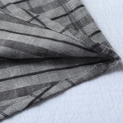 【DB】大依优型大码夏装格纹短袖衬衫新款宽松免烫透气大码透气上衣半袖男士衬衣 商品图5