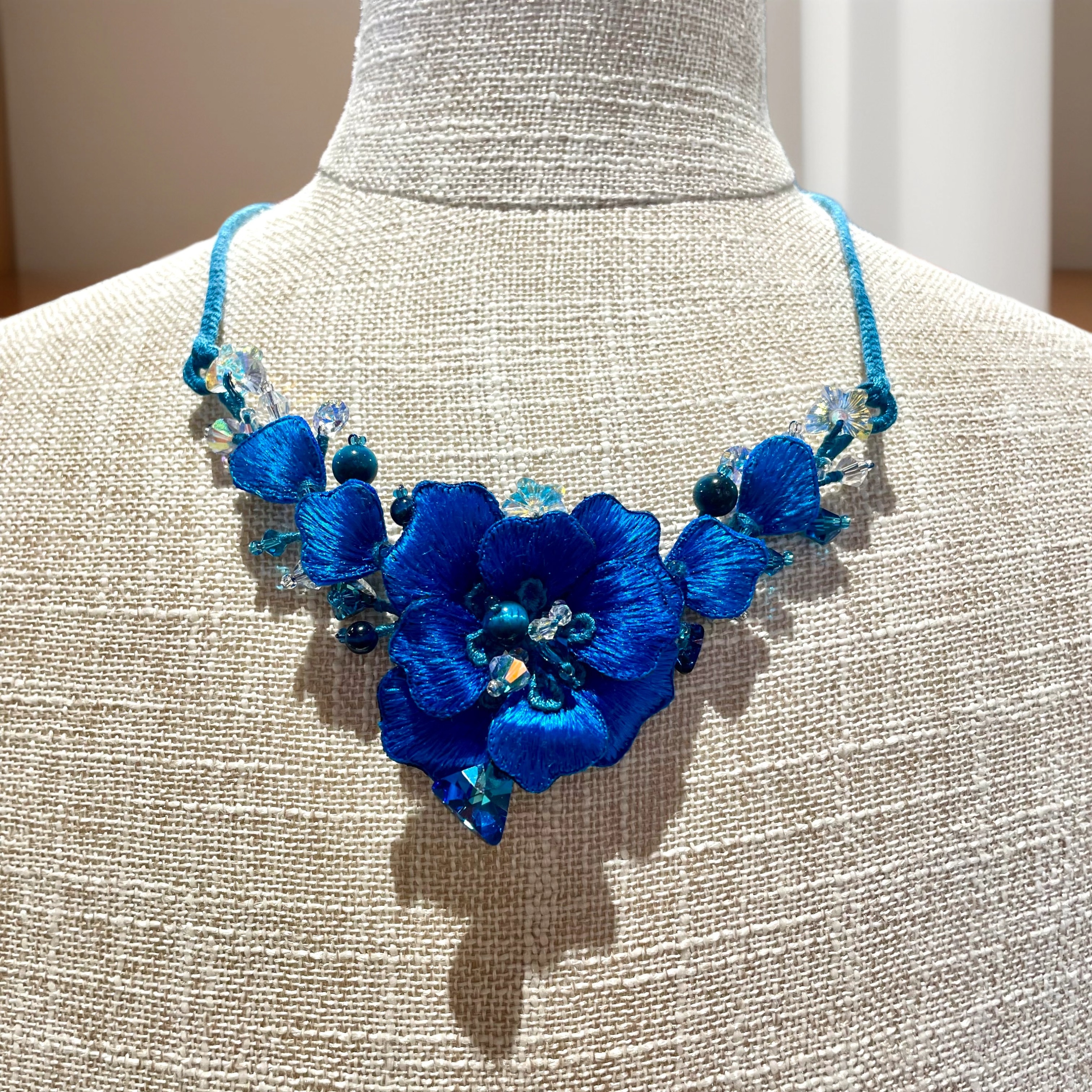 湘西十八洞 双面绣 项链