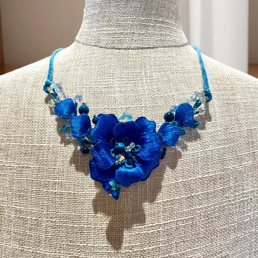 湘西十八洞 双面绣 项链 商品图0