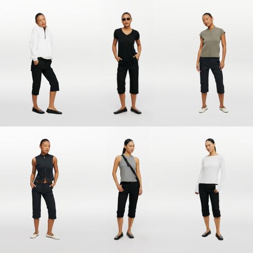 oneup索罗娜合身六分裤 商品图4