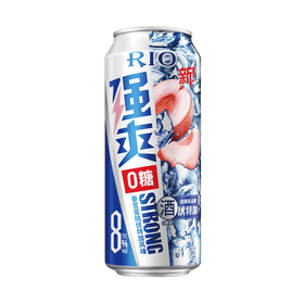 锐澳强爽0糖春雪蜜桃伏特加风味鸡尾酒 500ml
