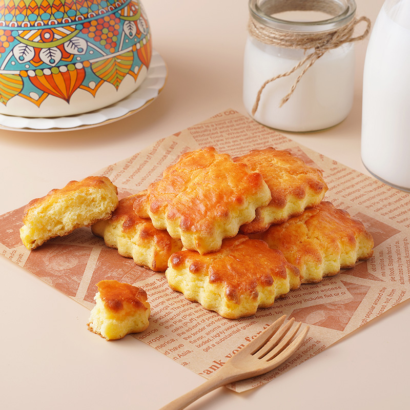 【宝藏糕点】新疆奶皮子饼x酸奶饼 层层酥软 绵密奶香 32g*10袋