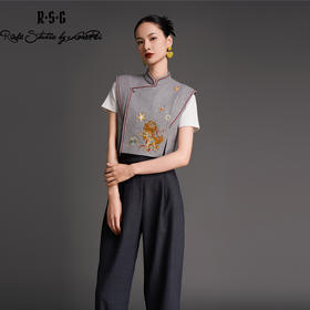 RSG2023早秋新中式醒狮滚绣球重工刺绣套装