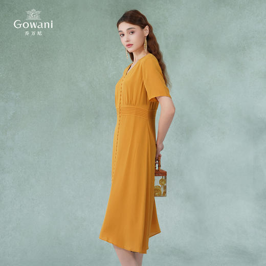 乔万尼真丝连衣裙夏季新款高端桑蚕丝长裙EI2E789 商品图2