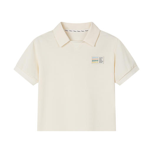 笛莎千与2025夏新款男童时尚运动男童翻领短袖T恤 商品图4