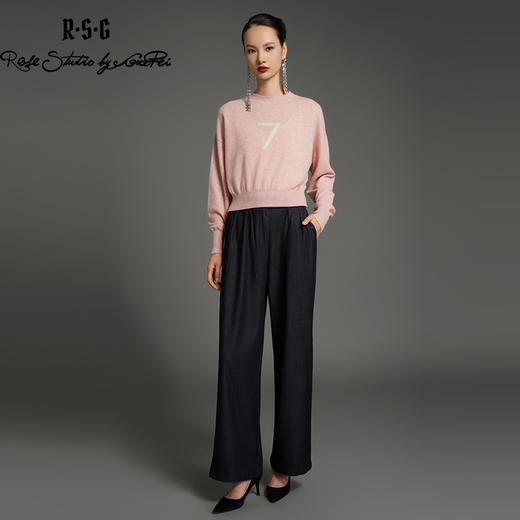 RSG郭培成衣品牌高级垂感高腰阔腿显瘦时尚百搭西裤 商品图1