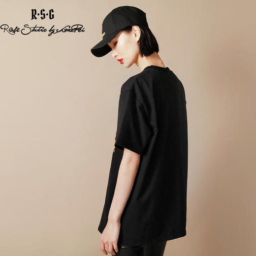 RSG郭培成衣品牌高光十刻系列浮雕刺绣点钻短袖女夏季新款 商品图1