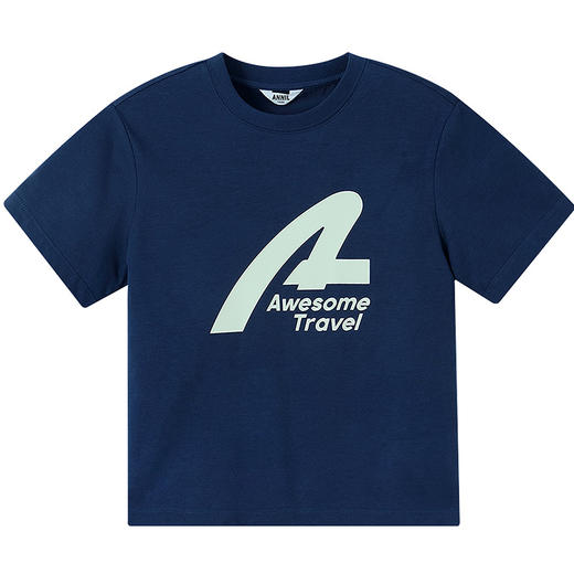 【实体店同款】男童圆领短袖针织衫夏季新款安奈儿童装AB521635 商品图8