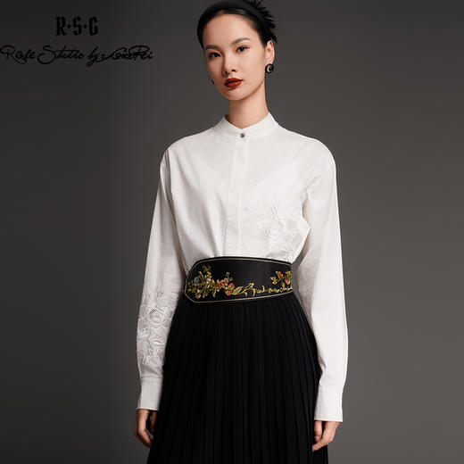 RSG2023郭培成衣品牌国风复古繁花硕果刺绣腰封 商品图2