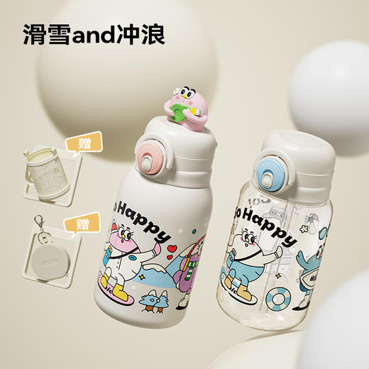 叠盖双饮水杯和保温杯 通用配件：吸嘴/吸管 商品图2