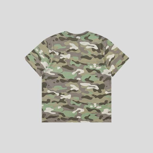 GOODBAI 表情logo撞色印花圆领oversize短袖T恤 商品图4