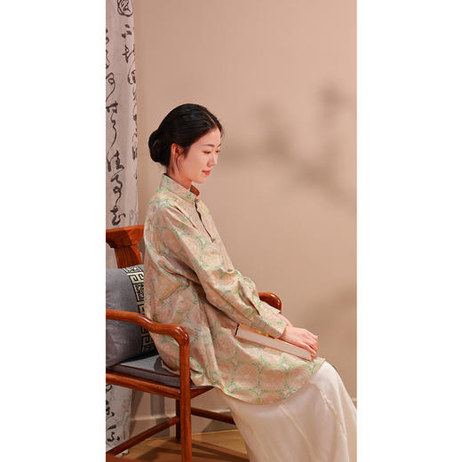 【2026东衣作】新中式衬衣（25710175五谷-高定款） 商品图2
