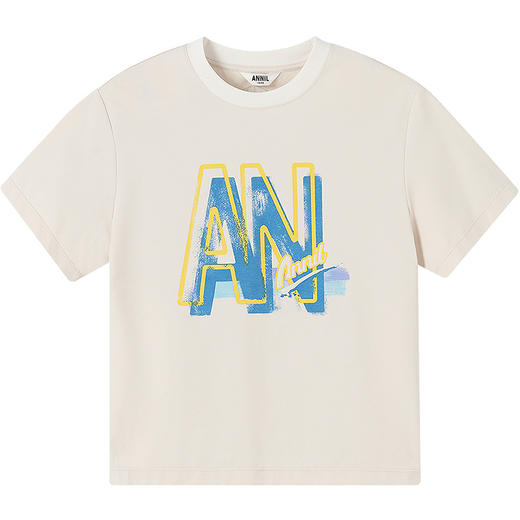 【实体店同款】男童圆领短袖针织衫夏季新款安奈儿童装AB521651 商品图6