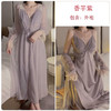 【性感纯欲❗️超美蝴蝶吊带裙】自带胸垫，免穿内衣文胸垫，超舒服❗️大码睡衣冰丝长款吊带裙外袍女式家居服纯欲套装睡裙睡衣 商品缩略图3