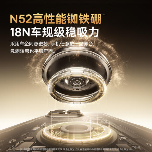 倍思 PrimeTrip C02 磁吸车载支架 吸盘款 商品图4