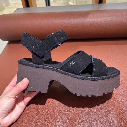 2楼UGG夏季新款 女士时尚舒适纯色厚底露趾可调节凉鞋 吊牌价1299 商品图2