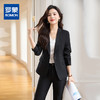 罗蒙女士西服套装时尚百搭通勤干练女套装职业商务西装两件套 商品缩略图0