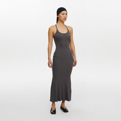 oneup工字背鱼尾长款连衣裙 商品图0