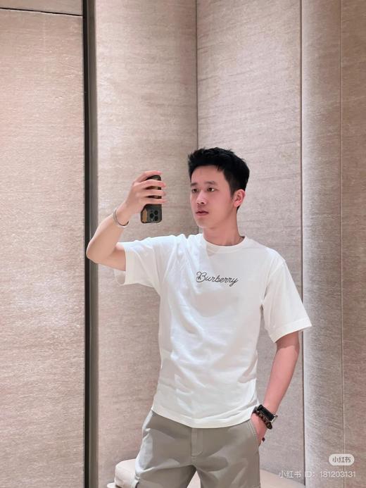 42-2 情侣款 25SS 叛逆浪漫 签名字母/冲浪板骑士 宽松圆领短袖 T袖 商品图2