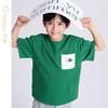 笛莎千与2025夏新款男童休闲贴袋男童短袖T恤 商品缩略图3