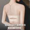 D3-【B-D杯】【后扣式防滑条】【全罩杯包容】【蜂巢洞洞】【大胸显小 防滑不掉无肩带】润微美背抹胸防走光内衣收副乳薄款文胸  淑玉娇人/花瞑月落 商品缩略图5