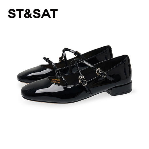 【复古女郎】星期六精致细带粗跟玛丽珍SSD3111093 商品图9