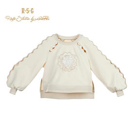 Rosestudio by Guo Pei高定系列延伸款 花瓣镂空立体猎豹卫衣