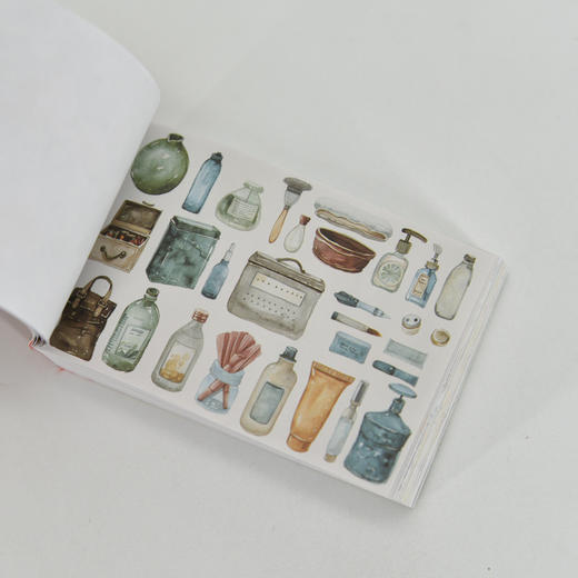 手账素材撕撕书 文艺复古160例 160张手账素材纸手工拼贴素材本手账贴纸装饰贴画笔记本贺卡装饰素材 商品图3