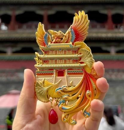 凤凰楼秋色冰箱贴 商品图0