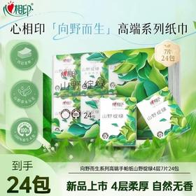 心相印向野而生餐巾纸