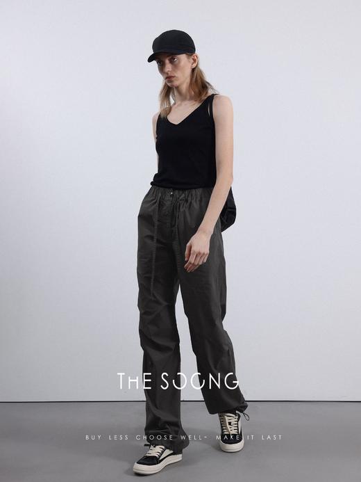 THESOONG |’城市轻机能系列’抽绳直筒工装裤HWKZ3775 商品图3