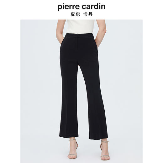 皮尔卡丹女装春季新款轻商务干练直筒西裤P4134T4018B0 商品图4