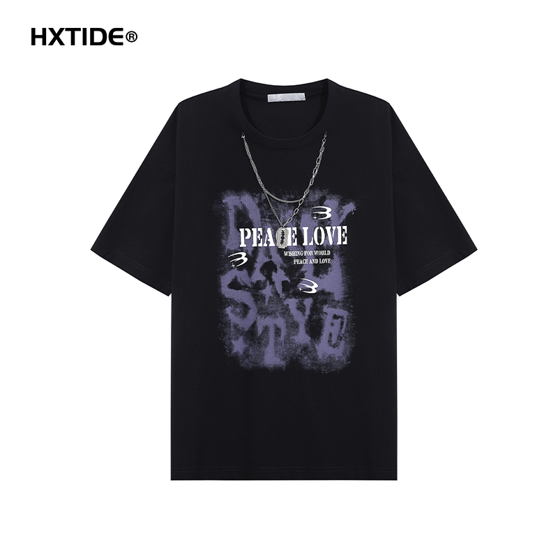 【新品上新】HX 夏季圆领短袖T恤微宽松C102520018101/02