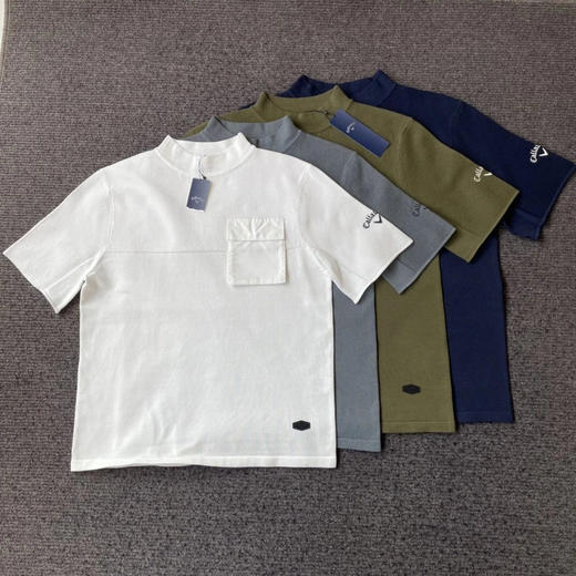 正品日单卡拉威高尔夫短袖针织衫，只有深灰色L LL 3L 墨绿色M L LL 3L 码各几件
原价14300日元，部分无右下角小标 商品图0