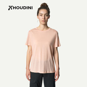 HOUDINI胡丁尼 Tree Tee 树 女户外透气速干莱塞尔天丝短袖T恤 840045