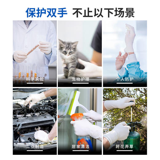 【国产】一次性白色丁腈手套 OWSWN 商品图4